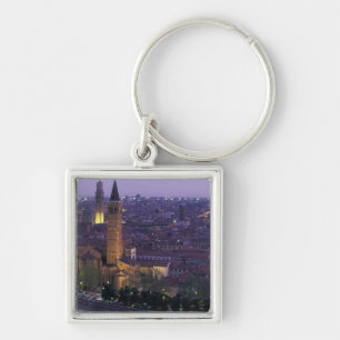 Europe, Italy, Verona, View from the Castel S. Keychain