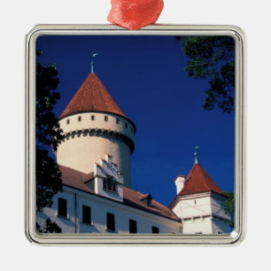 Europe, Konopiste Castle, Czech Republic, statue Metal Ornament
