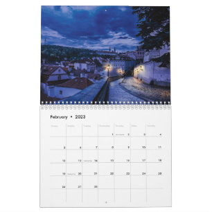 Europe landscapes calendar