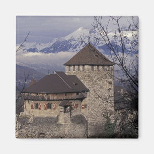Europe, Liechtenstein, Vaduz. Vaduz castle, Magnet