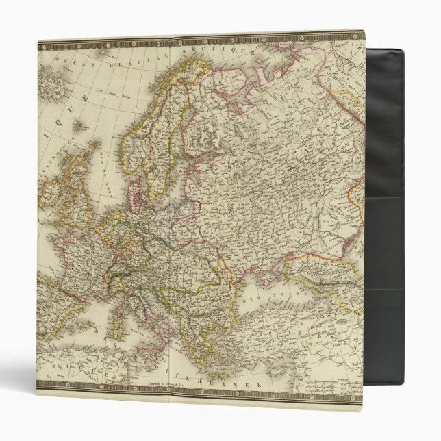 Europe map 3 binder (Front/Inside)