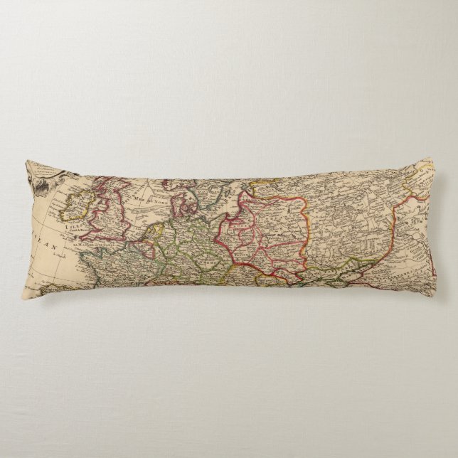 Europe map body pillow (Front)