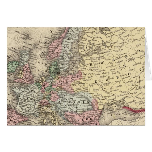 Europe Map by Mitchell (Front Horizontal)