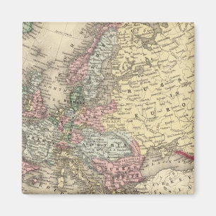 Europe Map by Mitchell Magnet