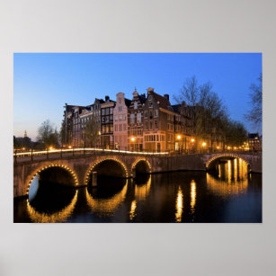 Europe, Netherlands, Holland, Amsterdam, Poster