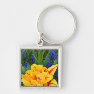 Europe, Netherlands, Lisse. Tulips Keychain