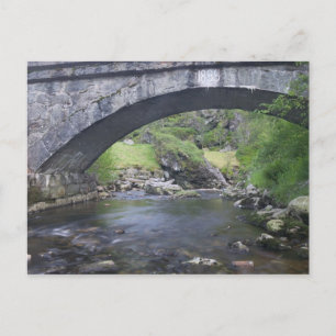 Europe, Norway. Stone Bridge enroute to Bergen Postcard