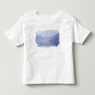 Europe, Norway. Vertical walls reflected in Toddler T-shirt