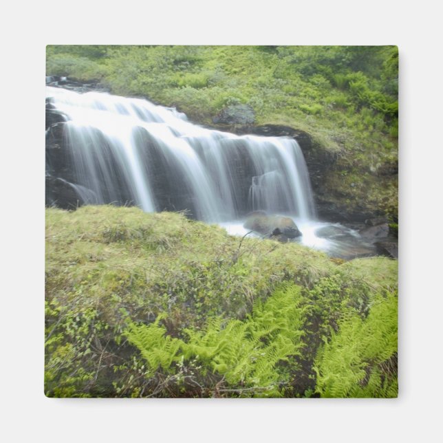 Europe, Norway. Waterfall. Magnet (Front)