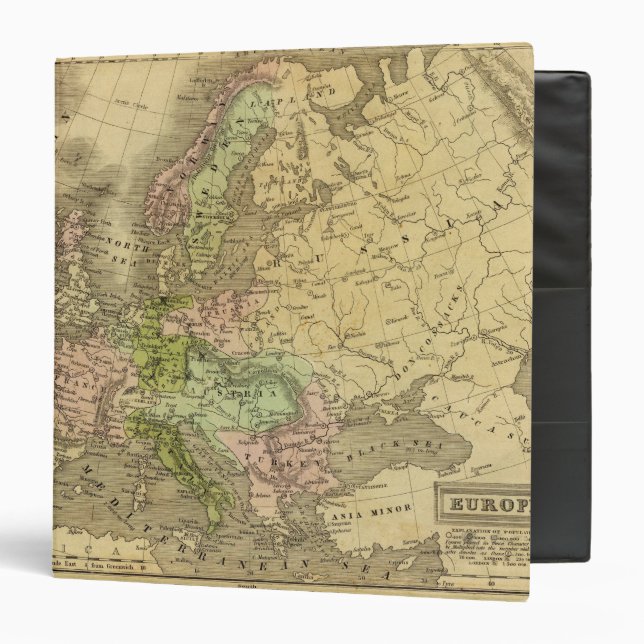 Europe Olney Map Binder (Front/Inside)