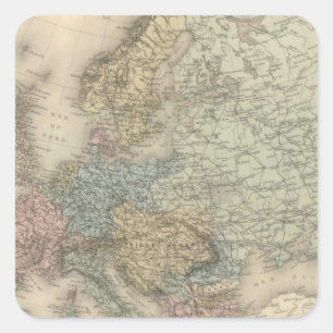 Europe Politics Square Sticker