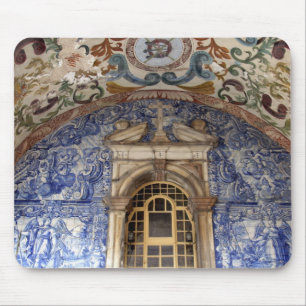 Europe, Portugal, Obidos. Colourful architectural Mouse Pad
