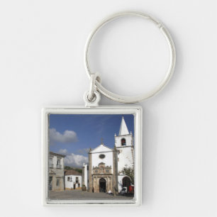 Europe, Portugal, Obidos. Santa Maria Church in Keychain
