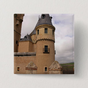 Europe, Portugal, Sintra. The Pena National 2 Inch Square Button