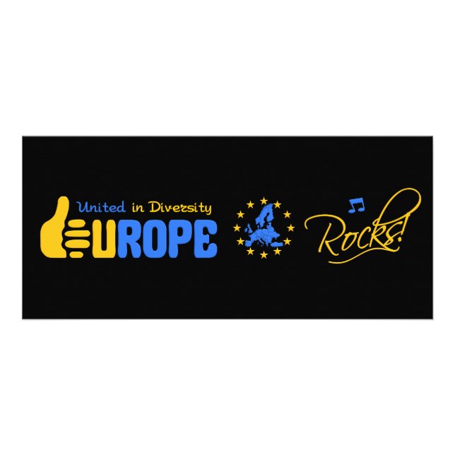 Europe Rocks! rack card (Front)