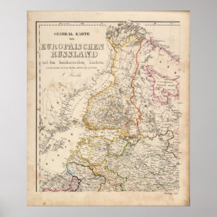 Europe, Russia, Finland Poster