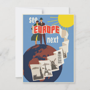 Europe - See Europe Next Postcard
