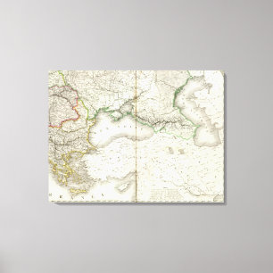 Europe Southeast Canvas Print