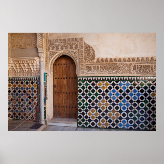 Europe, Spain, Andalusia, Granada, Alhambra Poster (Front)