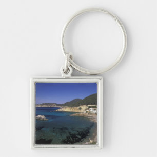 Europe, Spain, Balearics, Ibiza, Cala de Keychain