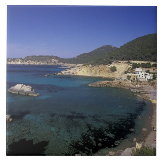 Europe, Spain, Balearics, Ibiza, Cala de Tile (Front)
