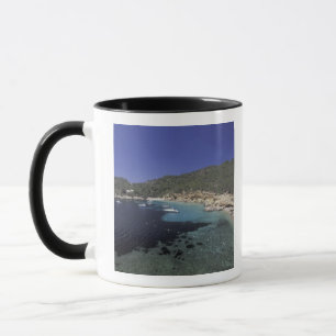 Europe, Spain, Balearics, Ibiza, Cala Salada. Mug
