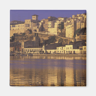 Europe, Spain, Balearics, Menorca, Mao. Dawn Magnet