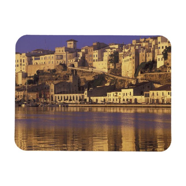 Europe, Spain, Balearics, Menorca, Mao. Dawn Magnet (Horizontal)