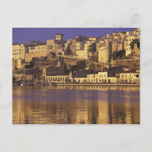 Europe, Spain, Balearics, Menorca, Mao. Dawn Postcard