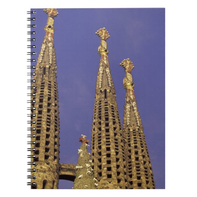 Europe, Spain, Barcelona Sagrada Familia Notebook (Front)