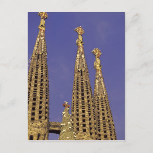 Europe, Spain, Barcelona Sagrada Familia Postcard