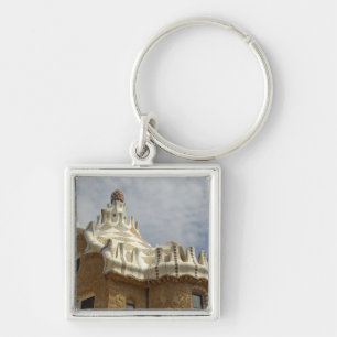 Europe, Spain, Catalunya, Barcelona. Park Guell, 2 Keychain