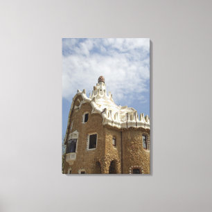 Europe, Spain, Catalunya, Barcelona. Park Guell, Canvas Print
