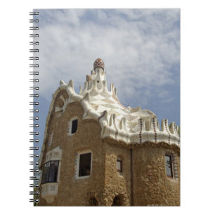 Europe, Spain, Catalunya, Barcelona. Park Guell, Notebook