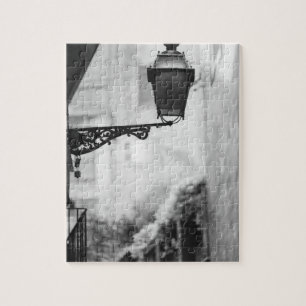 Europe, Spain, Mallorca. Street lamps, Palma Jigsaw Puzzle