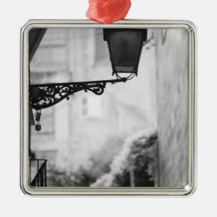 Europe, Spain, Mallorca. Street lamps, Palma Metal Ornament