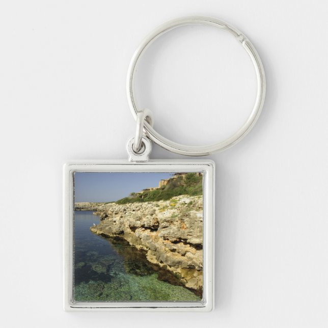 Europe, Spain, Minorca (aka Menorca), Binibeca. 2 Keychain (Front)
