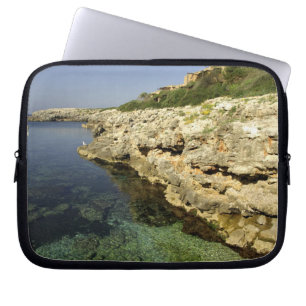 Europe, Spain, Minorca (aka Menorca), Binibeca. 2 Laptop Sleeve