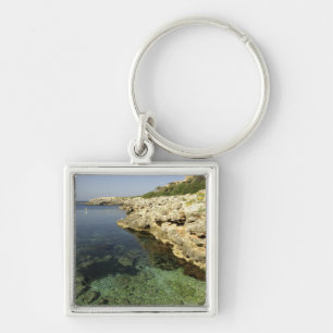 Europe, Spain, Minorca (aka Menorca), Binibeca. Keychain