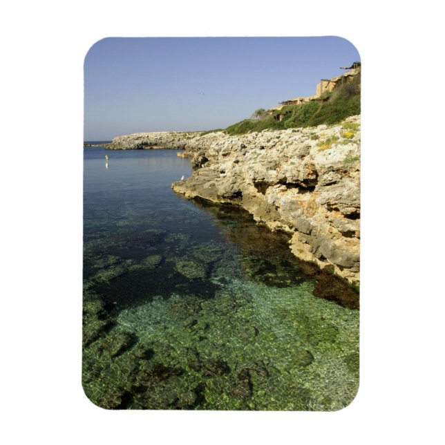 Europe, Spain, Minorca (aka Menorca), Binibeca. Magnet (Vertical)