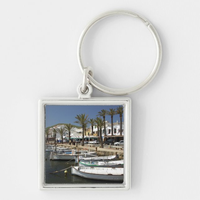 Europe, Spain, Minorca (aka Menorca). Fishing Keychain (Front)