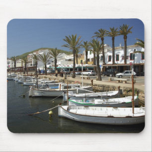 Europe, Spain, Minorca (aka Menorca). Fishing Mouse Pad