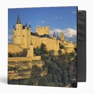 Europe, Spain, Segovia. The imposing Alcazar, Binder