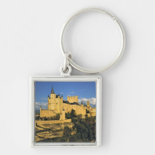 Europe, Spain, Segovia. The imposing Alcazar, Keychain