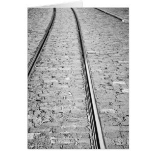 Europe, Switzerland, Bern. Tram tracks,