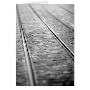 Europe, Switzerland, Bern. Tram tracks, 2