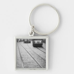 Europe, Switzerland, Berne. Tram tracks, Keychain