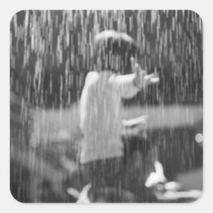 Europe, Switzerland, Geneva. Geneva Motor Show; 6 Square Sticker