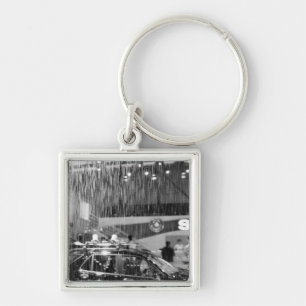 Europe, Switzerland, Geneva. Geneva Motor Show; Keychain