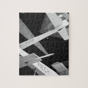 Europe, Switzerland, Lucerne. Aerial glider Jigsaw Puzzle